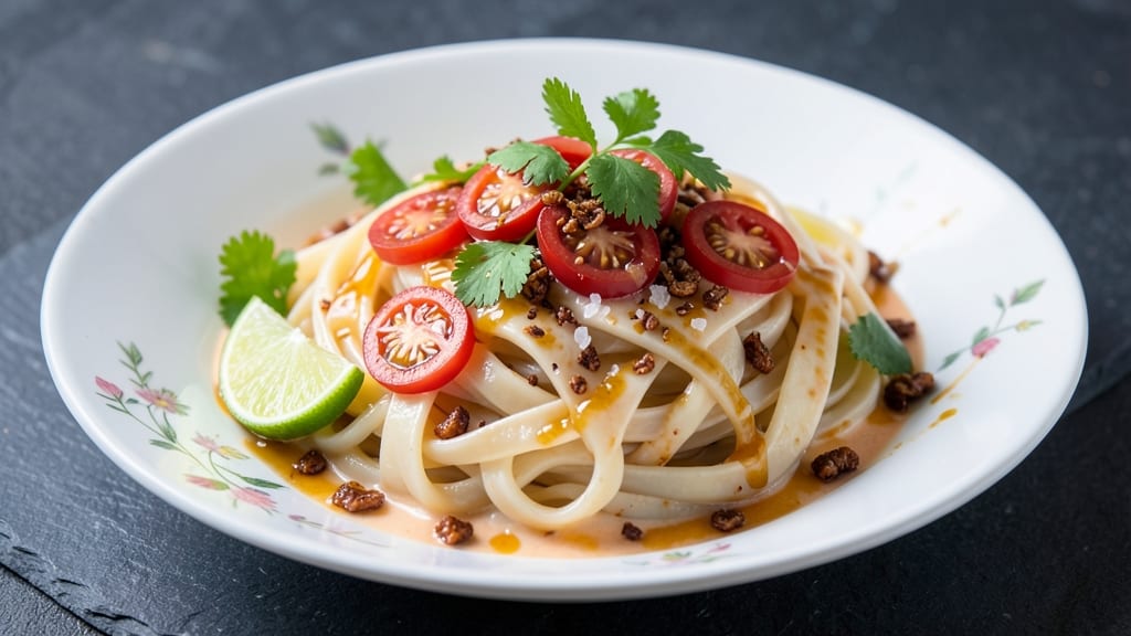 Broad Rice Noodle Recipe: Silky Slurries With Bold Coconut-Lime Zing