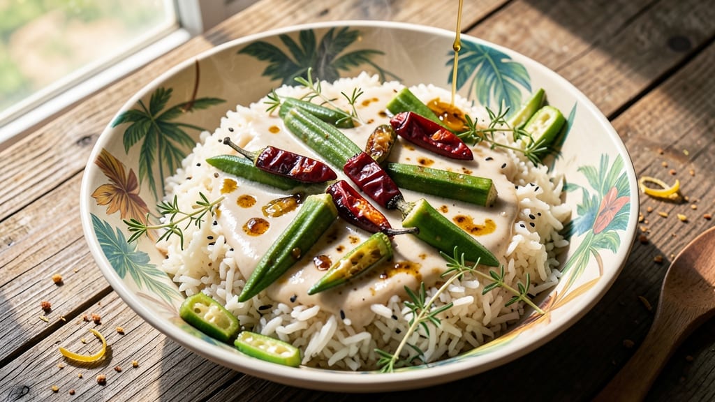 Caribbean Okra and Rice Recipe: One-Pot Spice Harmony With Tender Okra
