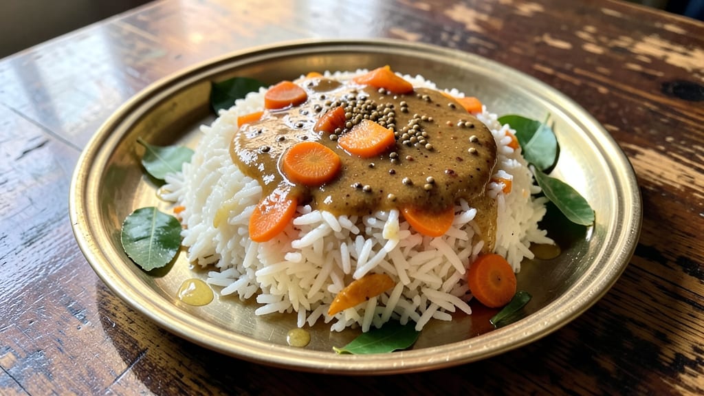 Carrot Rice Recipe South Indian: Fragrant Coconut-Tamarind One-Pot Magic