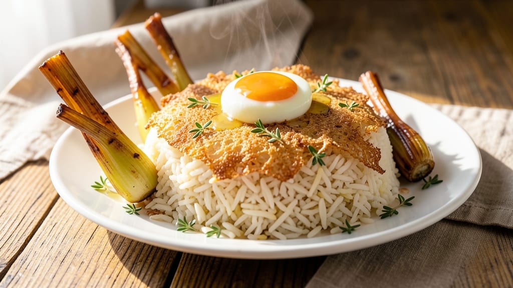 Blue Apron Rice Recipe: Celery Crown Crunch Over Savory Herb Gravy