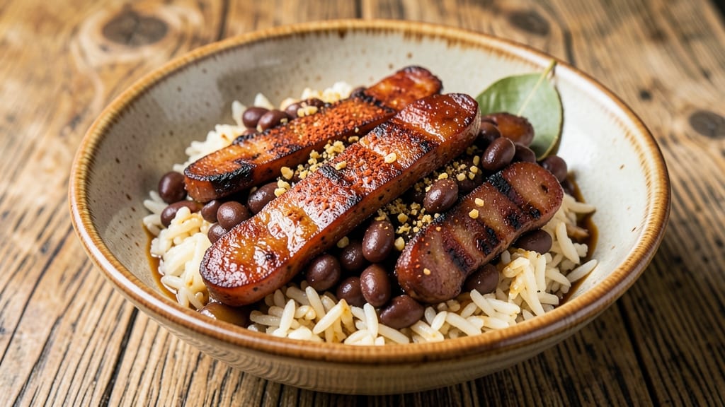 Black Beans, Rice, and Andouille Sausage Recipe: Smoky Cajun One-Pot Magic