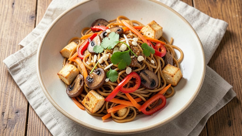Brown Rice Noodles Recipe Vegetarian: Umami-Packed Stir-Fry With Crispy Edges