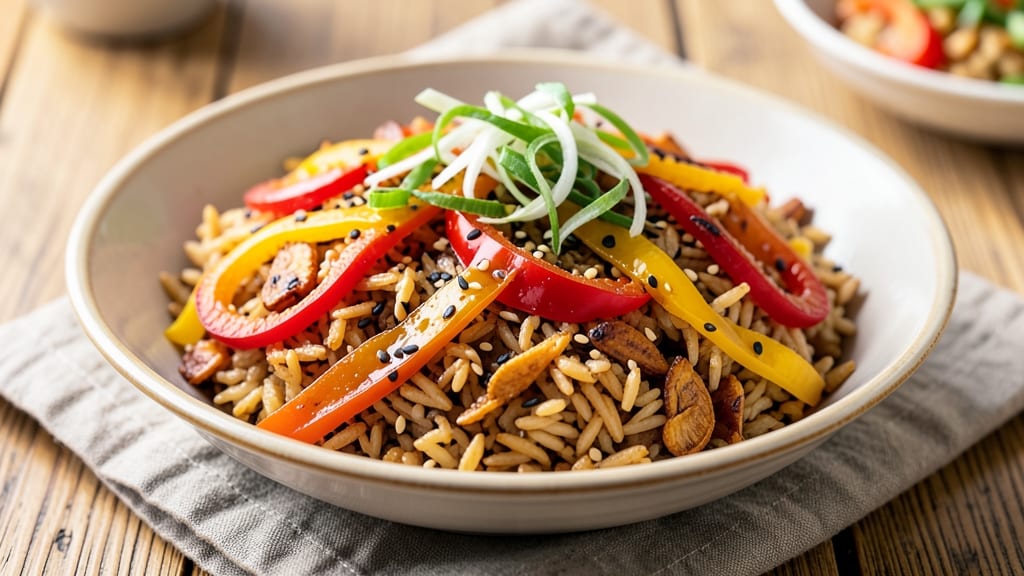 Capsicum Fried Rice Recipe: Crispy Wok-Tossed Veggie Delight