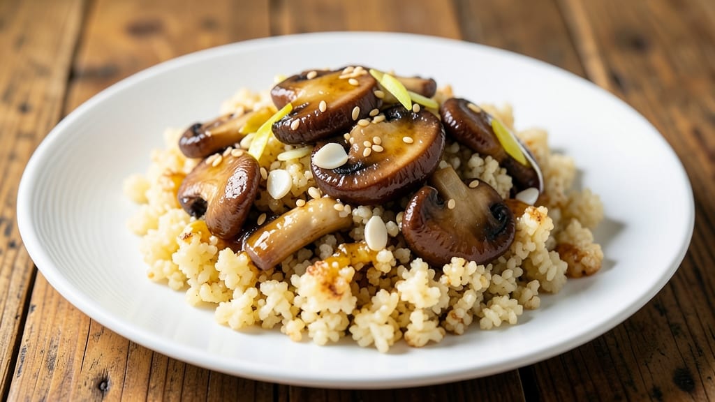Cauliflower Rice and Mushroom Recipe: Savory Umami-Packed Stir-Fry in 15 Minutes