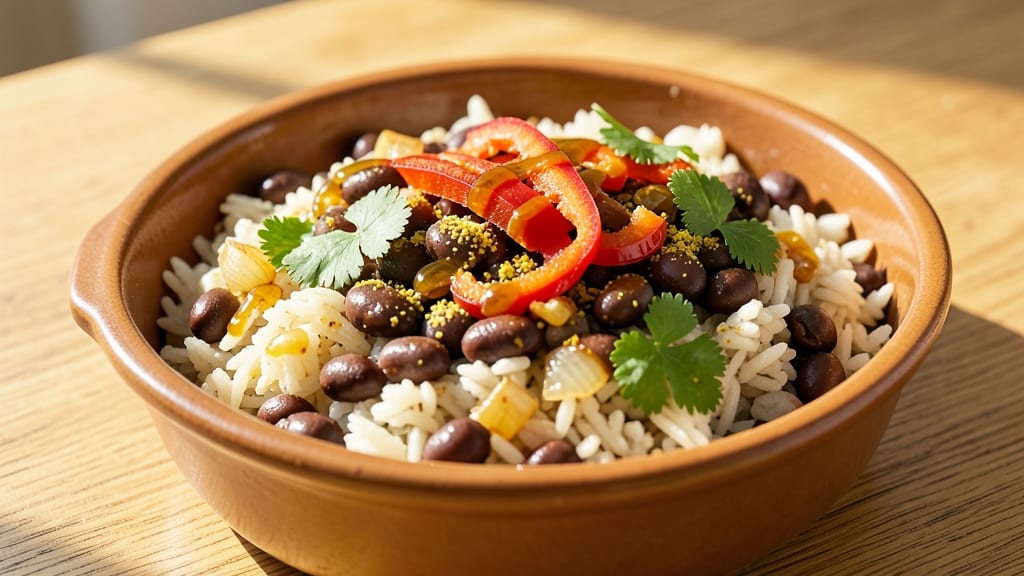 Black Beans and Rice Recipe With Sazon Goya: Bold Puerto Rican Flavor in One Pot