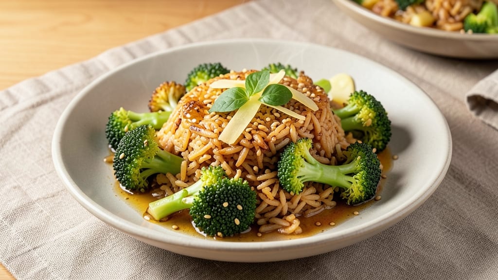 Broccoli Rice Dish Recipe: Crispy-Topped Veggie Power Bowl