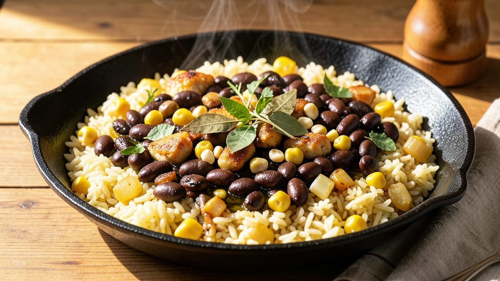 Cape Verdean Rice Recipe: Smoky Cilantro-Lime Flavor in One Pot