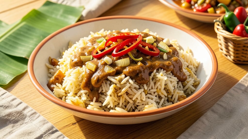 Cameroonian Fried Rice Recipe: Bold Peanut-Spiced Crunch in Every Bite