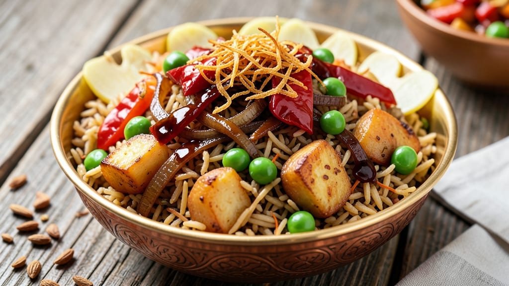 Brown Rice Veg Biryani Recipe: Layered Fragrant Spice and Saffron Magic