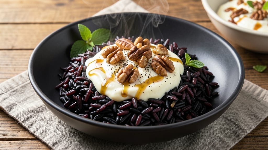 Black Rice Breakfast Recipe: Earthy Porridge With Nutty Depth and Protein Boost