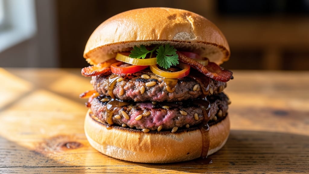 Brewhouse Wild Rice Burgers Recipe: Smoky Beer-Basted Bites With Nutty Crunch