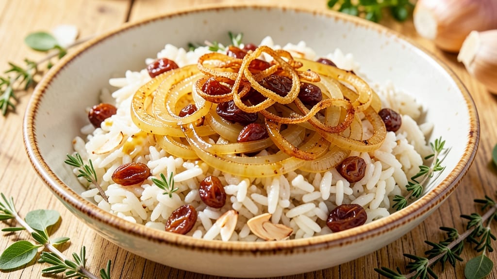 Caribbean Christmas Rice Recipe: Festive Spice and Raisin Harmony in One Pot