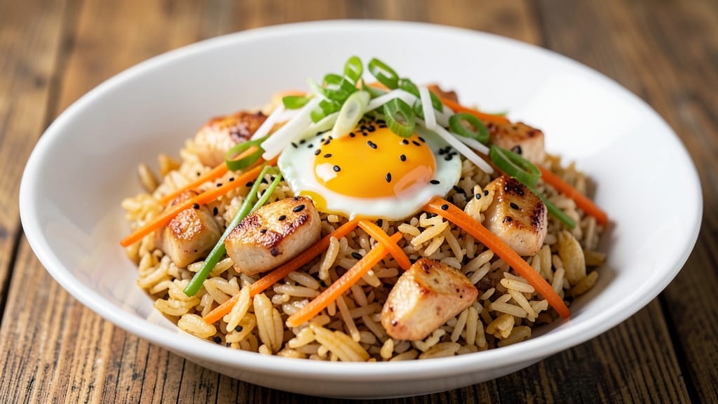 Chahan Fried Rice Recipe: Crispy Egg Bits and Savory Wok Perfection
