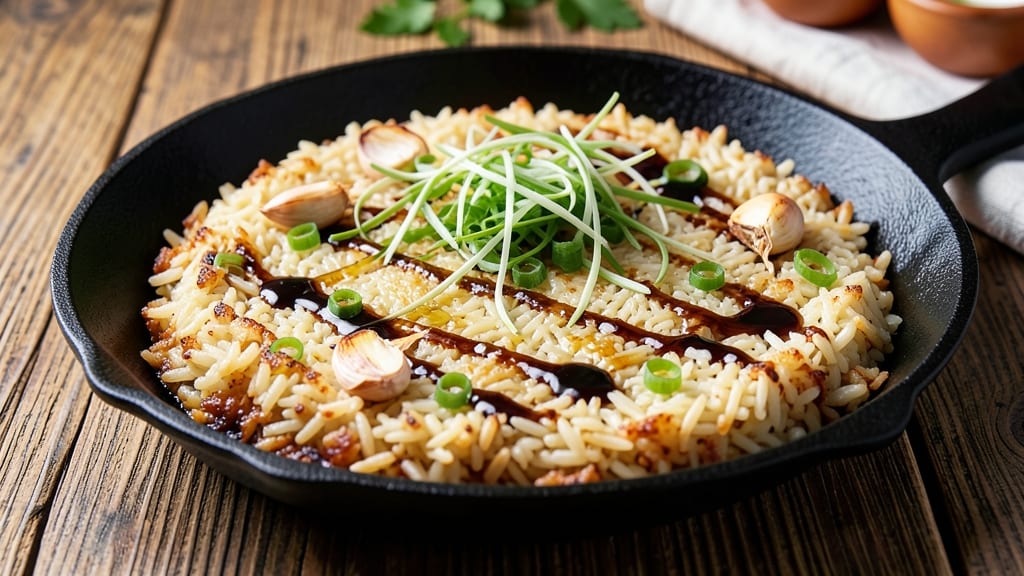 Blackstone Grilled Rice Recipe: Smoky Char and Fluffy Grains in One Pan