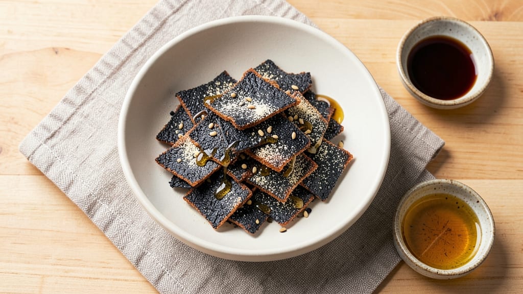 Black Rice Crackers Recipe: Crunchy Umami Bites in 15 Minutes