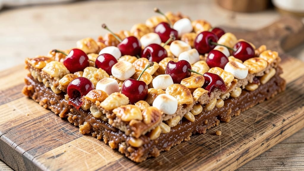 Cherry Rice Krispie Treats Recipe: Juicy Cherry Bursts in Crunchy Cereal Bites