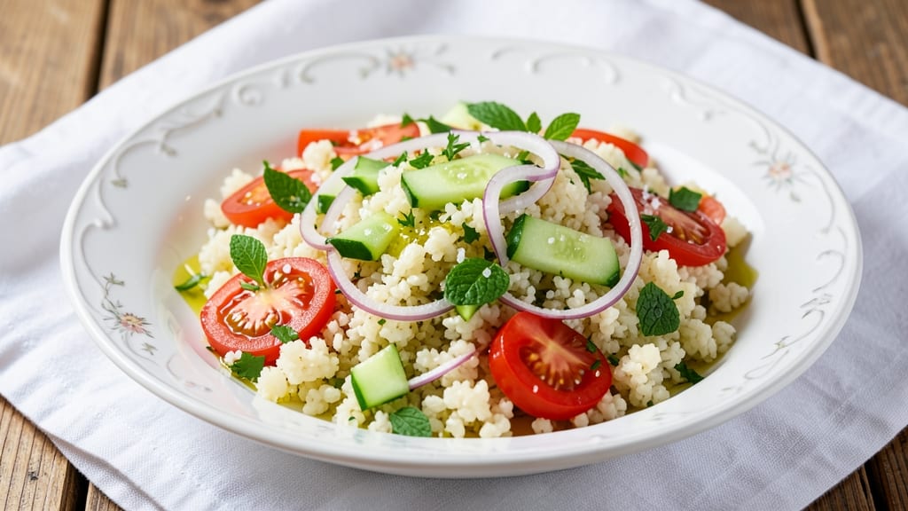 Cauliflower Rice Tabbouleh Recipe: Crunchy Herb-Packed Mediterranean Twist