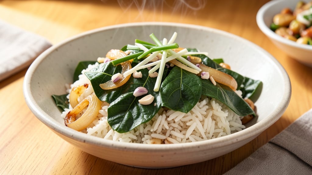 Cassava Leaf And Rice Recipe: West African One-Pot Vibrancy