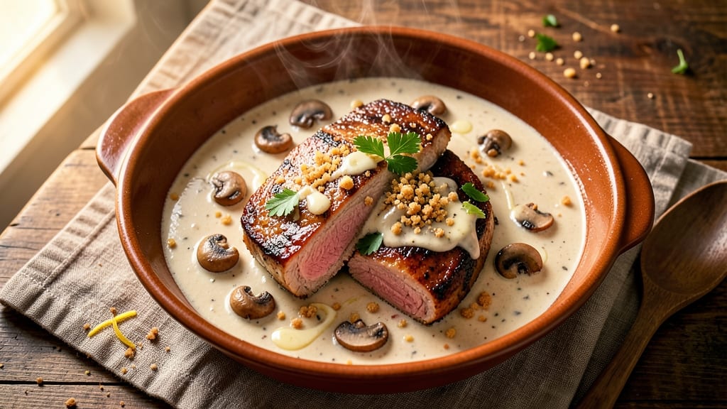 Slow Cooker Pork Chop Recipe with Cream of Mushroom Soup: Creamy Mushroom Gravy That Elevates Weeknight Dinners