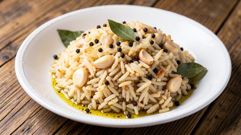 Brazilian Garlic Rice Recipe: Toasted Grains and Aromatic Garlic Infusion