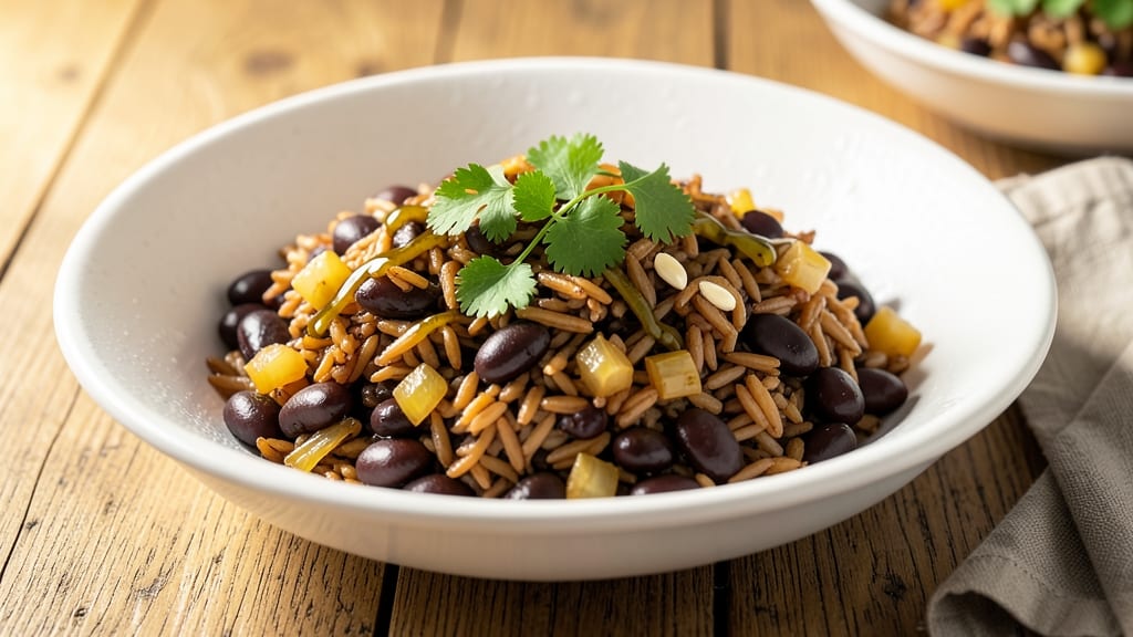 Black Beans and Wild Rice Recipe: Earthy Protein-Packed Bowl in 25 Minutes