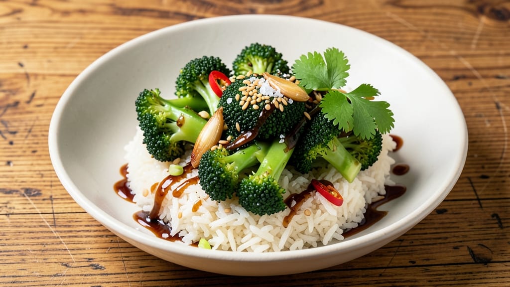 Broccoli and Rice Recipe Asian: Wok-Fried Fragrance With Umami Depth