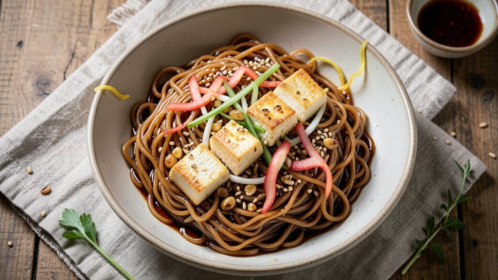 Brown Rice Vermicelli Recipe: Silky Noodles With Fragrant Herbs and Crispy Garlic