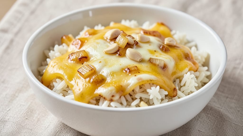 Cheesy Rice Cooker Recipe: Rice Cooker Magic With Melty Cheese Layers