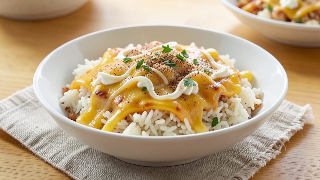 Cheesy Rice Recipe Instant Pot: Crispy Top, Melty Magic in One Pot