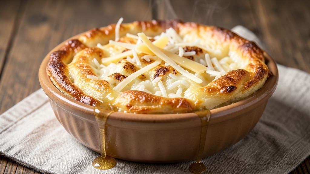 Cheese and Rice Soufflé Recipe: Light-as-Air Rise With Melty Strands