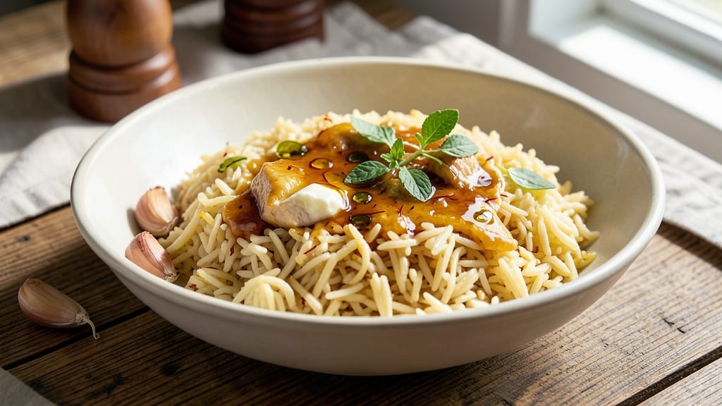 Blanco Rice Recipe: Garlic-Infused Saffron Basmati With Crispy Top