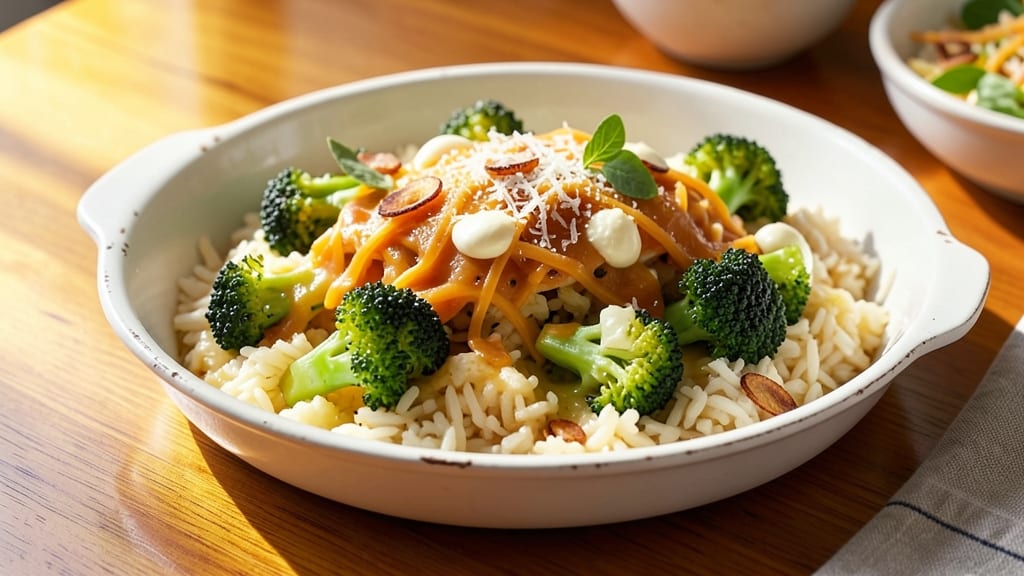 Broccoli and Cheese Rice Recipe Stovetop: Melty Shreds and Golden Crisp in 20 Minutes