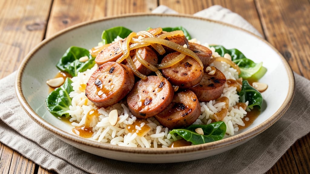 Cabbage, Rice, and Sausage Recipe: One-Pan Hearty Comfort with Crispy Edges