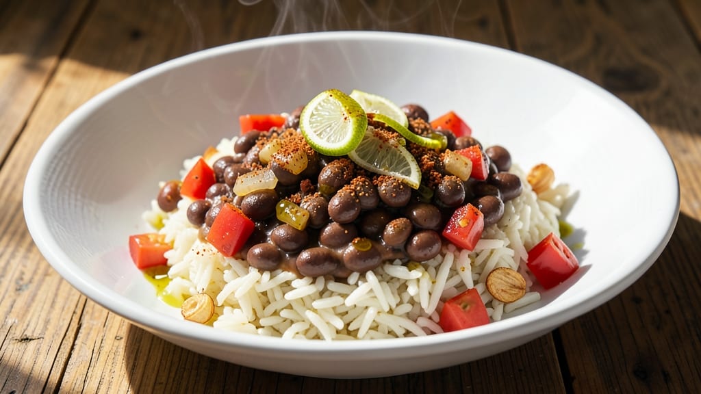 Bush's Seasoned Black Beans and Rice Recipe: Smoky Cumin and Lime Zest in One Pot