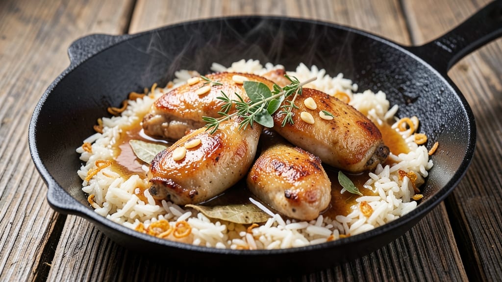 Camp Rice Recipe: One-Pot Herb-Infused Tender Bites