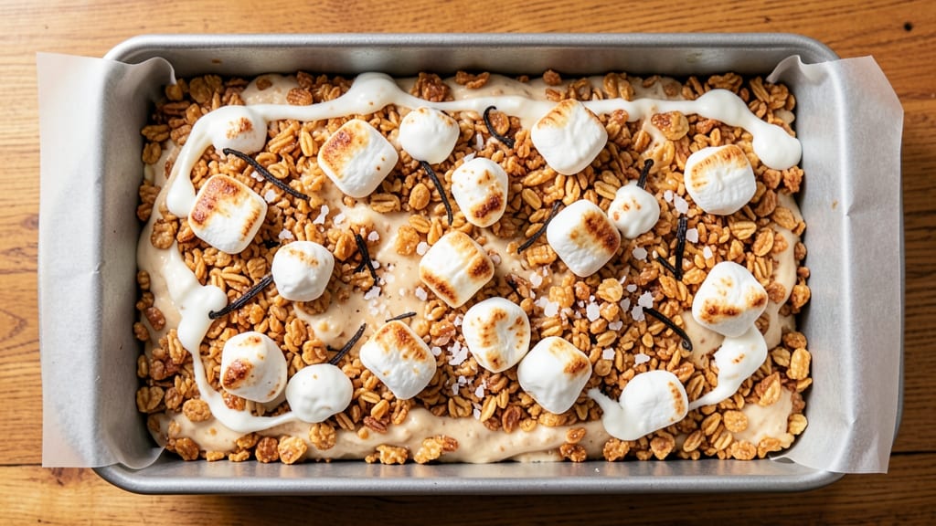 Cake Batter Rice Crispy Treats Recipe: Marshmallow-Melted Magic in One Bowl