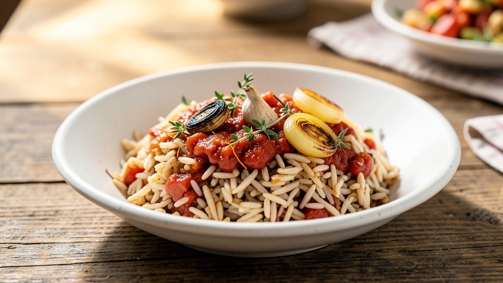 Camargue Red Rice Recipe: Saffron-Infused Tomato and Herb One-Pot Masterpiece