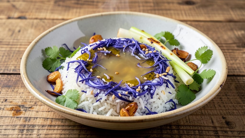 Butterfly Pea Flower Rice Recipe: Vibrant Blue-Purple Swirl Magic