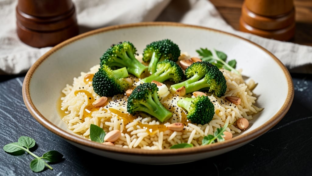 Broccoli and Rice Recipe Ideas: One-Pan Garlic Butter Grain Bowl