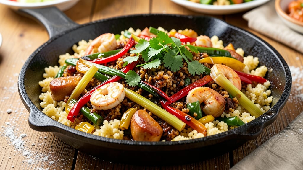 Cauliflower Rice Jambalaya Recipe: Bold Cajun Spice Meets Low-Carb Comfort