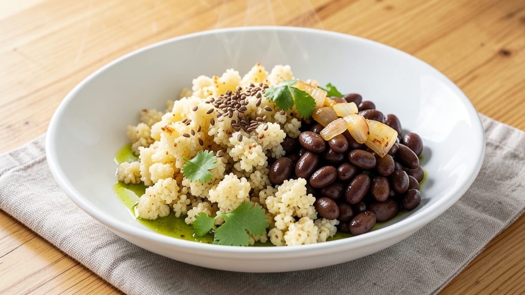 Cauliflower Rice and Beans Recipe: Low-Carb, High-Protein One-Pan Meal