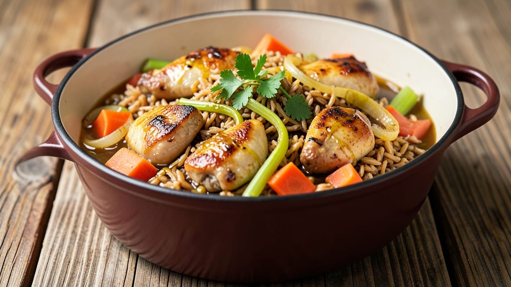 Brown Rice One Pot Recipe: Nutty, Fluffy Grains With Zero Sticking