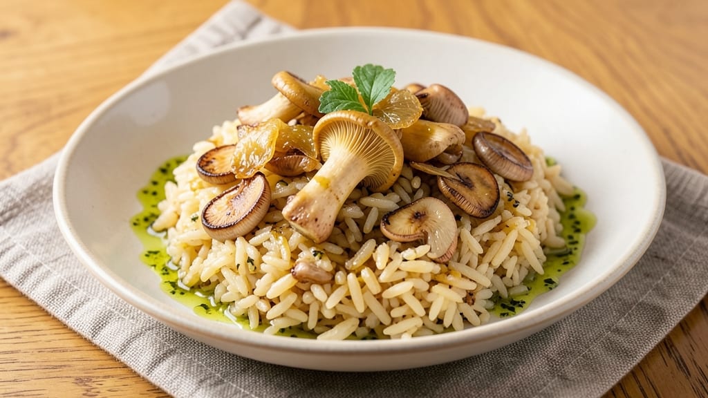 Chanterelle Rice Recipe: Earthy Mushroom and Toasted Grain Symphony