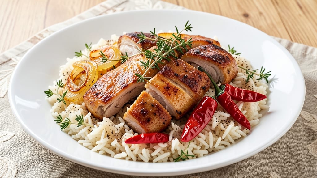 Brianna Rice Recipe: One-Pan Jamaican-Inspired Protein Bowl